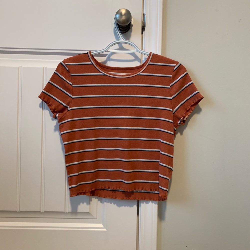 American Eagle Ribbed Crew Neck Baby T-shirt